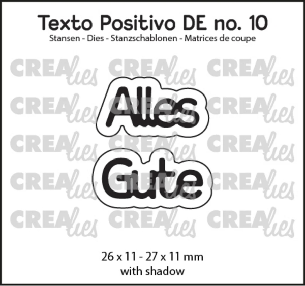 Alles Gute, Stanze - Crealies