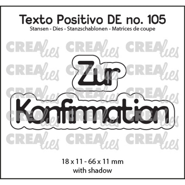 Zur Konfirmation, Stanze - Crealies