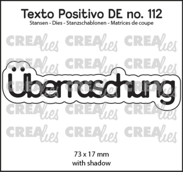Überraschung, Stanze - Crealies