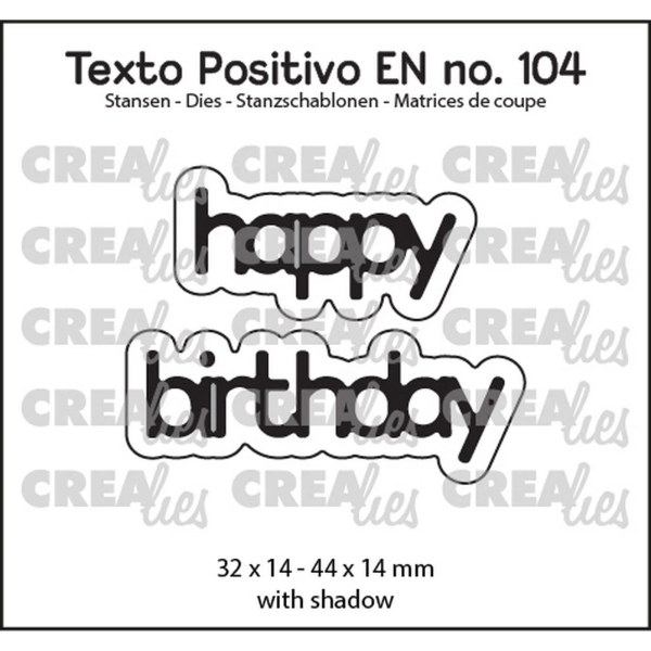 Happy Birthday, Stanze - Crealies