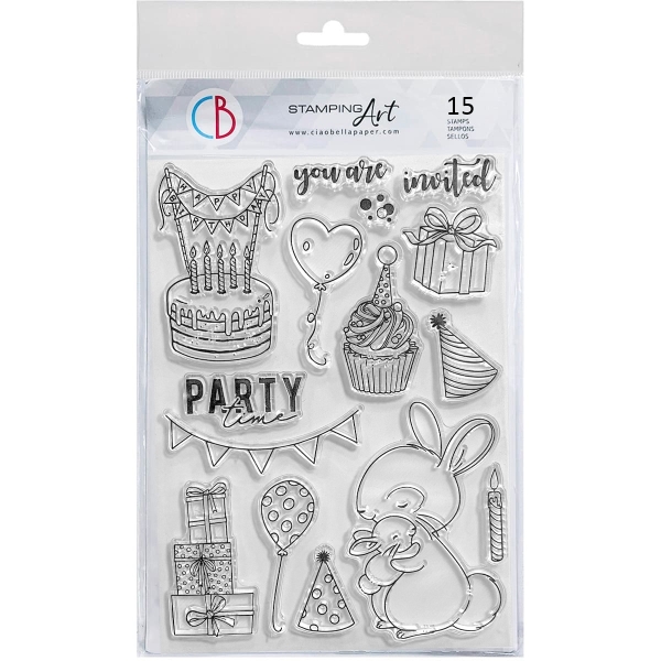 It's Party Time, Clearstamps - Ciao Bella Paper