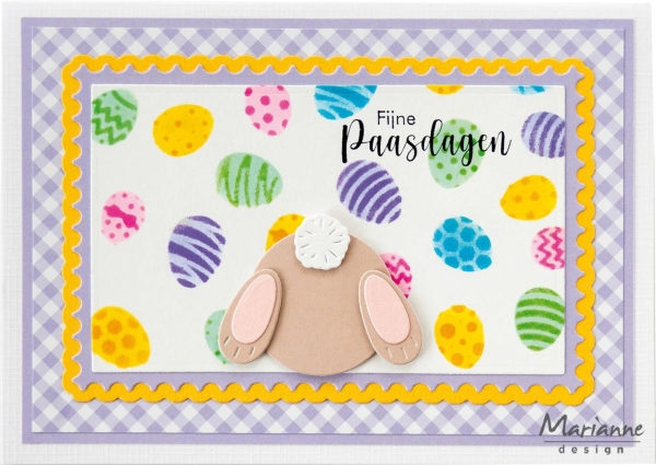 Easter Eggs 2 Layer, Schablone - Marianne Design