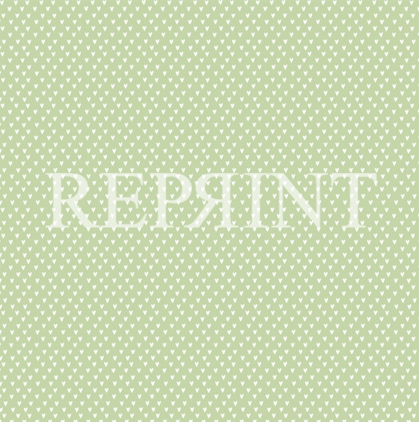 Miniherzen Grün, Designpapier - Reprint