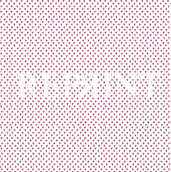 Miniherzen Rot, Designpapier - Reprint