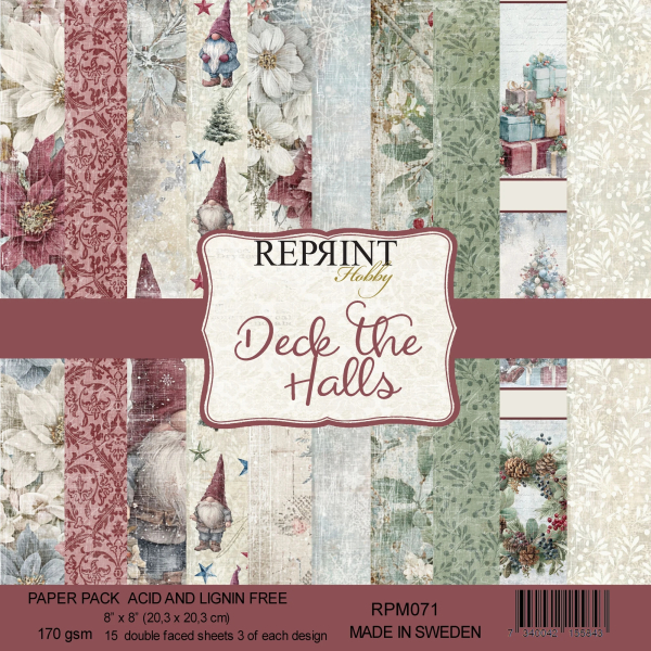 Deck the Halls 8x8 Paperpad - Reprint