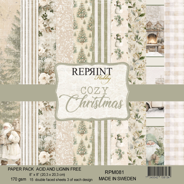 Cozy Christmas 8x8 Paperpad - Reprint
