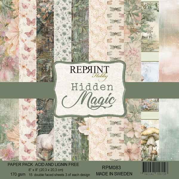 Hidden Magic 8x8 Paperpad - Reprint