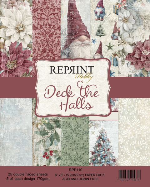 Deck the Halls 6x6 Paperpad - Reprint