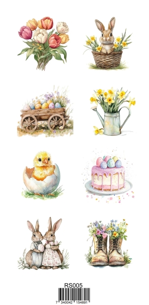 Hello Easter Stickers - Reprint
