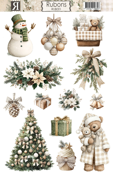 Cozy Christmas, Rubons - Reprint