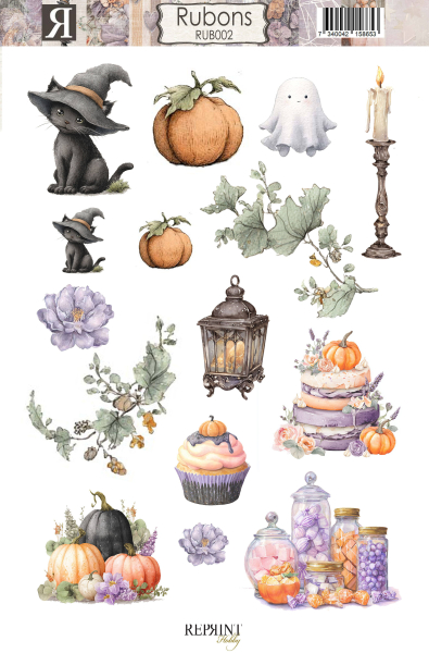 Enchanted Halloween, Rubons - Reprint