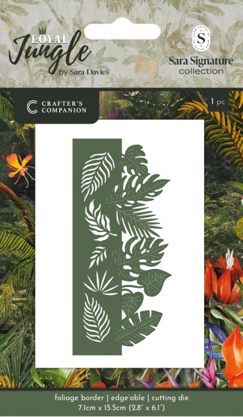 Royal Jungle - Foliage Border, Stanze - Crafter's Companion