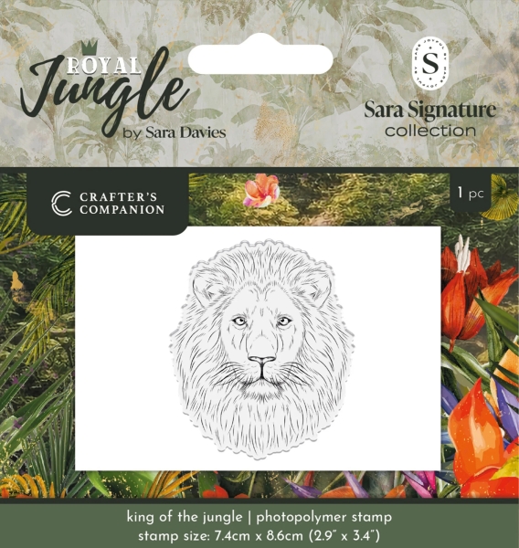 Royal Jungle - King of the Jungle, Clearstamp - Crafter's Companion