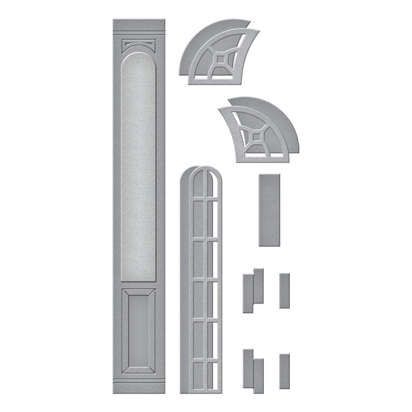 Open House Door Side Panel, Stanze - Spellbinders