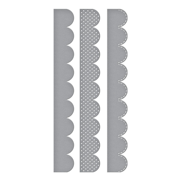 Stitch & Dots Scallop Borders, Stanze - Spellbinders