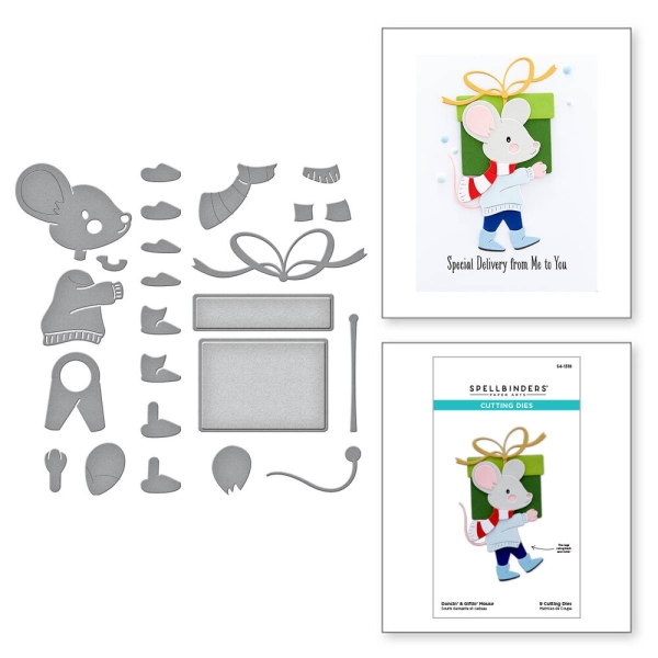 Dancin' & Giftin' Mouse, Stanze - Spellbinders