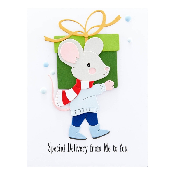 Dancin' & Giftin' Mouse, Stanze - Spellbinders