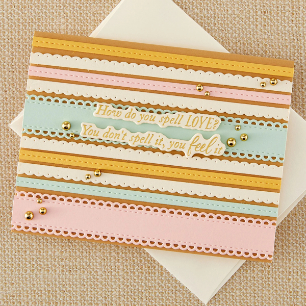 Ribbon & Trim, Stanze - Spellbinders