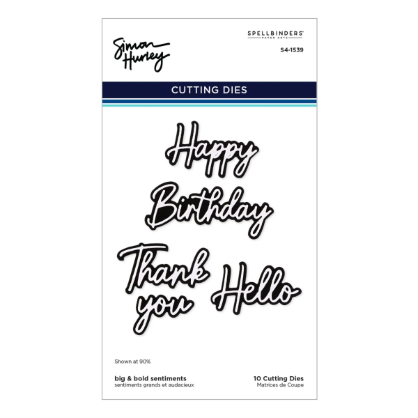 Big & Bold Sentiments, Stanze - Spellbinders