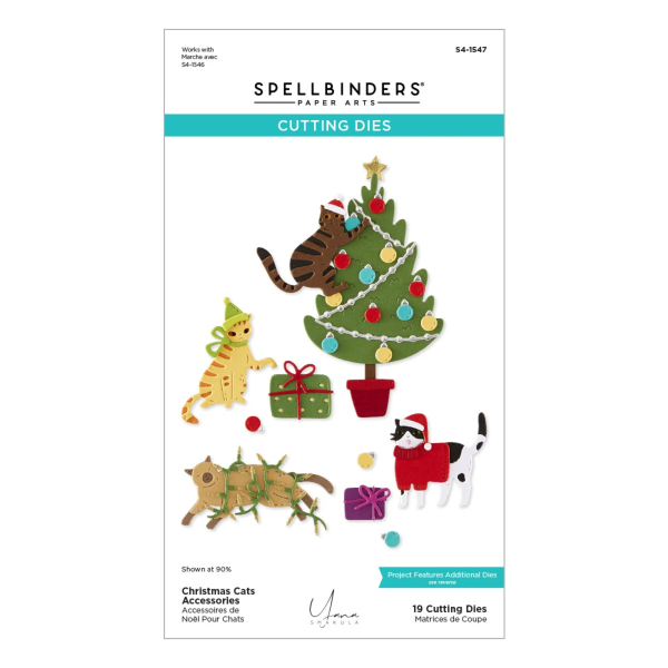 Christmas Cats Accessories, Stanze - Spellbinders