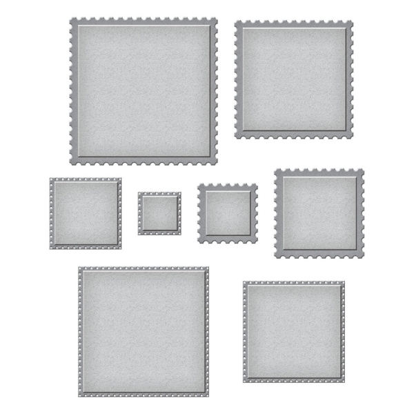 Postage Edge Squares, Stanze- Spellbinders