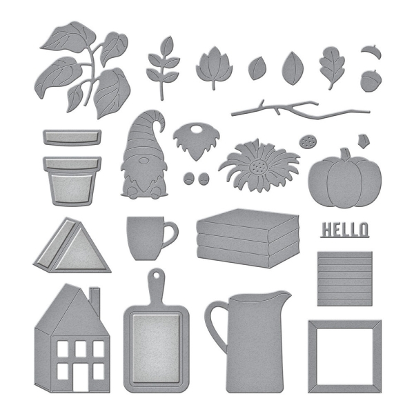 Tiered Tray Décor, Stanze- Spellbinders