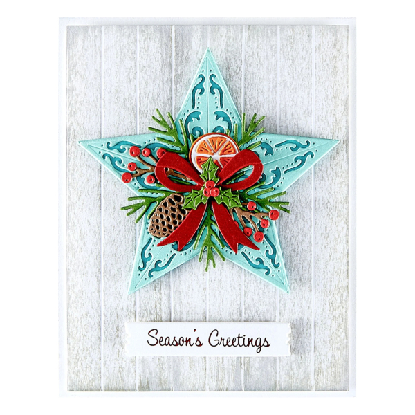 Barn Star Wreath, Stanze- Spellbinders