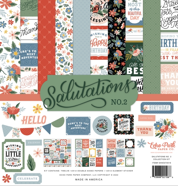 Salutations #2 12x12 Inch Collection Kit - Echo Park