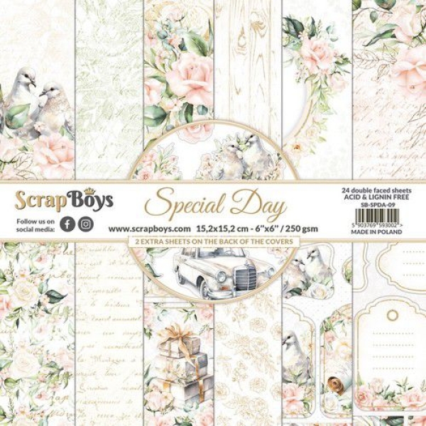 Special Day, 6x6 Paperpad - ScapBoys