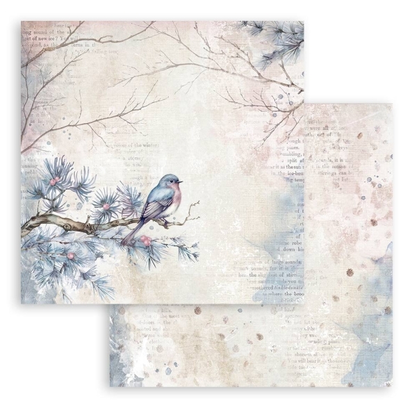Dewdrops - Bird 12x12 - Stamperia