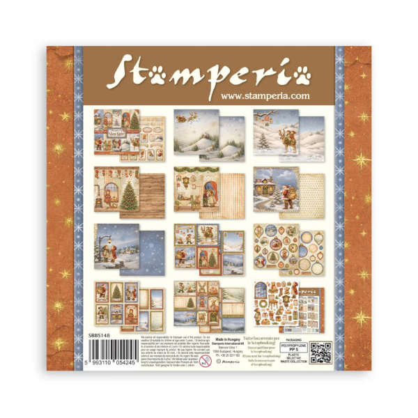 Silent Night 8x8 Paperpad - Stamperia