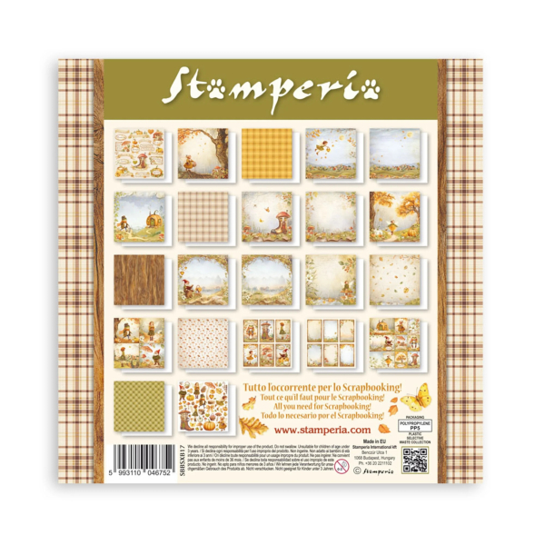 Whispering Woods 8x8 Maxi Paperpad - Stamperia