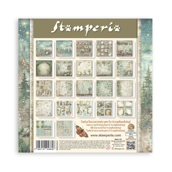 Herbarium Silvae 8x8 Maxi Paperpad - Stamperia
