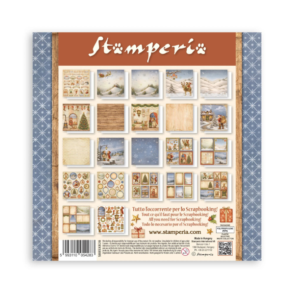 Silent Night 8x8 Maxi Paperpad - Stamperia