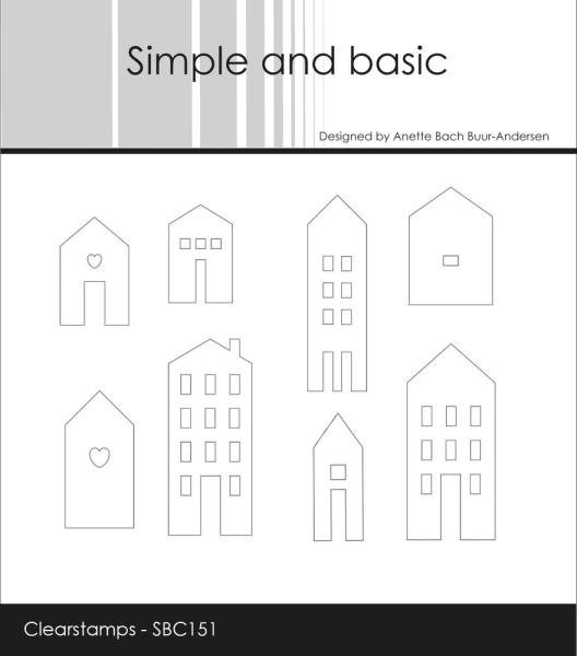 Town Houses, Clearstamps - Simple and Basic