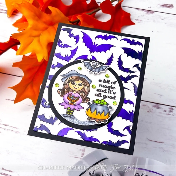 Bat Crazy, Schablone - Picket Fence Studios