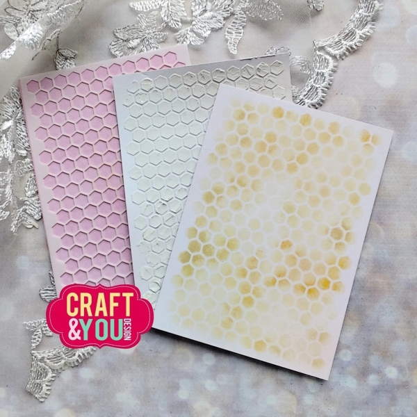 Honeycomb, Schablone - Craft&You