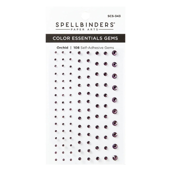Color Essentials Gems, Orchid - Spellbinders