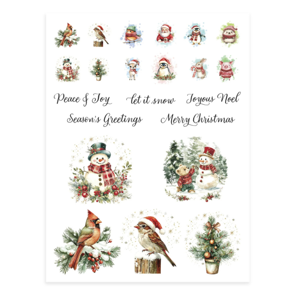Holiday Magic, Rub-Ons - Spellbinders