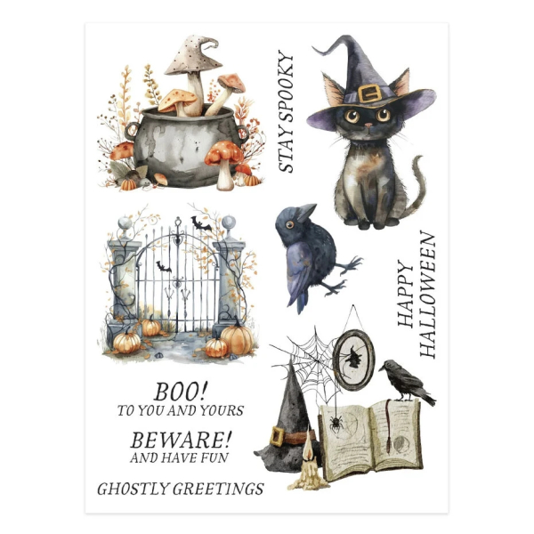 Stay Spooky, Rub-Ons - Spellbinders