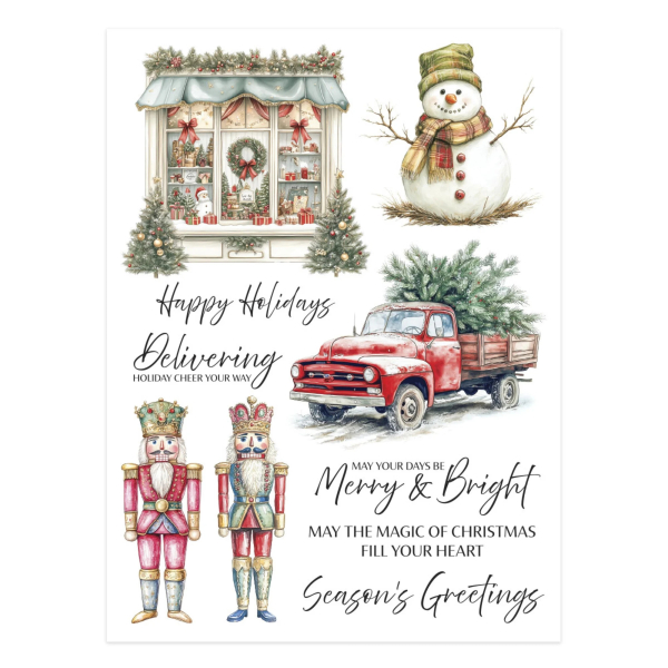 Joyful Wishes, Rub-Ons - Spellbinders