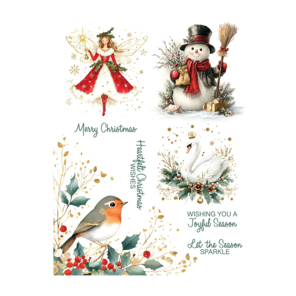 Joyful Season, Rub-Ons - Spellbinders