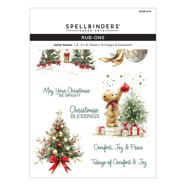Joyful Season, Rub-Ons - Spellbinders