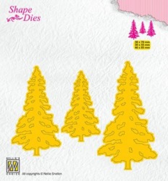 Shape Die Pinetrees, Stanze - Nellie's Choice