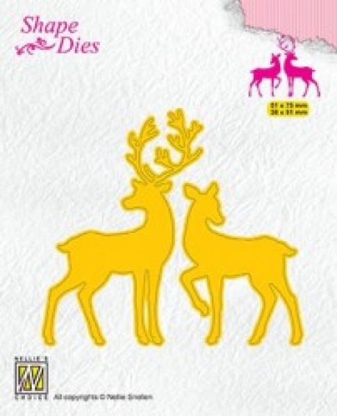 Shape Die Deer, Stanze - Nellie's Choice