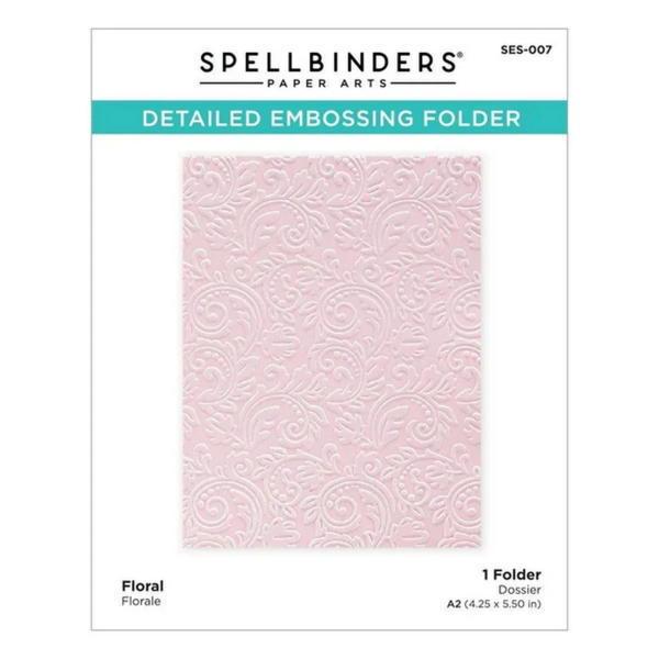 Floral, Prägeschablone - Spellbinders