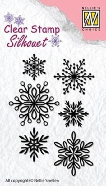 Snowflakes, Clearstamp – Nellie’s Choice
