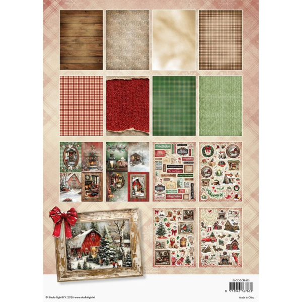 Cottage Christmas, Die-Cut Paperpad - Studiolight