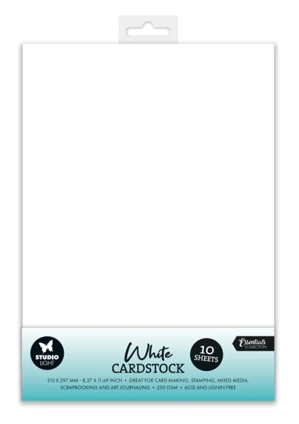 White Cardstock A4 - Studiolight