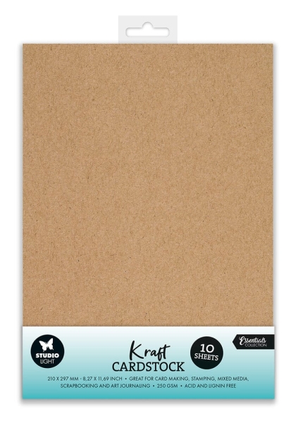 Kraft Cardstock A4 - Studiolight